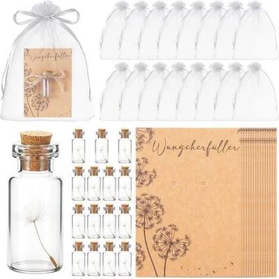 Immagine prodotto di Set regalo compatto con soffione doccia e sacchetto in organza - 16 pezzi