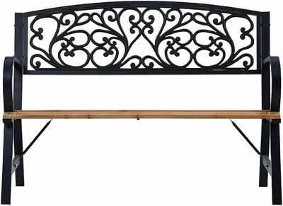 Imagen del producto de Banco de jardín de 120 cm, de madera