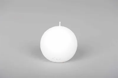 Produktbild von Rasteli Luz Your Senses Kerze - Kugelkerze Weiß D 8 cm