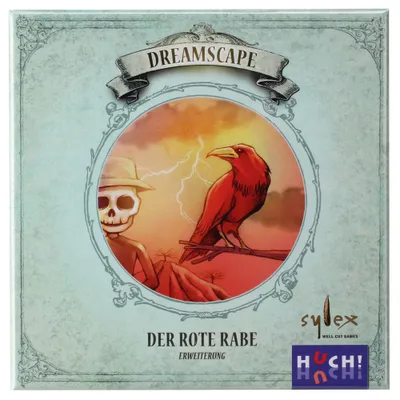 Produktbild von HUCH! Dreamscape - Der rote Rabe, Brettspiel-Erweiterung, Strategie, 12 Jahr(e), 25 min, Familienspiel
