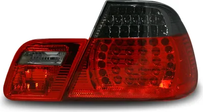 Obrázok produktu pre Originálne JOM LED zadné svetlá čierno-červené SET pre BMW radu 3 E46 Coupe 1999-2002