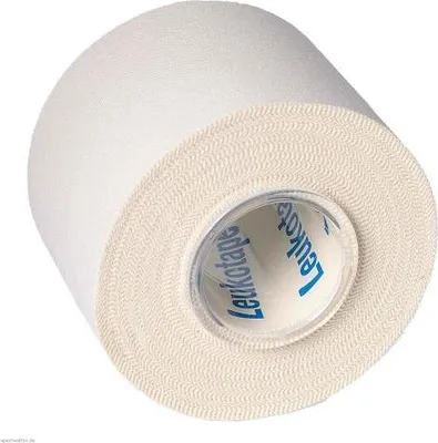Produktbild von Leukotape Classic, 2 cm x 10 m, weiß, ideal für Sport und Therapie | Packung (5 Stück)