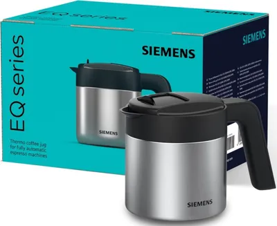 Obrázok produktu pre Siemens Tz40001 Izolovaná kanvica na kávu 1 l nerezová oceľ/čierna