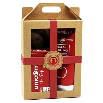 Produktbild von Geschenk-Set rot - Haarseife & Spülung