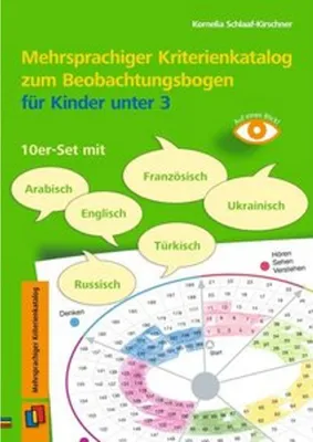 Produktbild von Mehrsprachiger Kriterienkatalog zum Beobachtungsbogen für Kinder unter 3