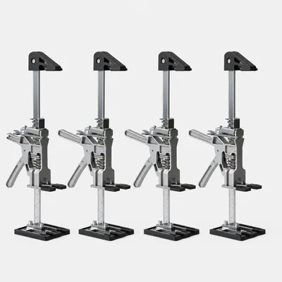 Immagine prodotto di Ikodm, 4 supporti per utensili manuali, sollevatori per armadi, regolazione dell'altezza fino a 200 kg, 0-23 cm