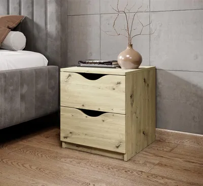 Produktbild von Nachttisch Nachtkonsole Nako Nachtkommode "Luki I" Artisan Eiche Nachbildung