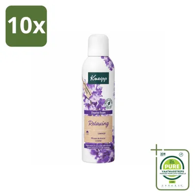 Produktbild von 10 x Kneipp Duschschaum Relaxing - Lavendel - 200 ml - Großpackung - 10 Stücke