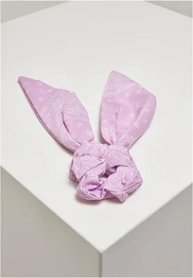 Immagine prodotto di Urban Classics TB5128 | Bandana Print Scrunchies With XXL Bow 2-Pack - Colore: kaki/lightlilac - Taglia: Unica