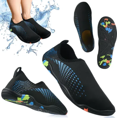 Produktbild von Outtec® Wasserschuhe, Badeschuhe, Schwimmschuhe, Strandschuhe - Uni (für Damen & Herren) - Ultraleicht, Flexibel, Schnelltrocknend