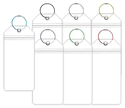 Produktbild von Bagageanhänger, 7 Stück, langlebiges Material, für Reisen