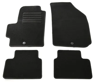 Fußmatten-Set für Chevrolet Matiz 2, 06/2005-02/2010, 4-teilig, Schwarz