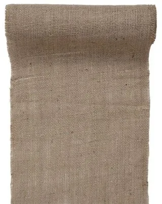 Image de Chemin de table en jute 5m en beige naturel
