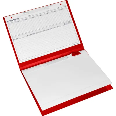 Obrázok produktu pre BOI DOKUTECH 9208-00334 Priečinok na pacientsku dokumentáciu Professional-Line DIN A4 na šírku červený