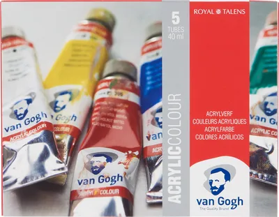 Zdjęcie produktu dla Van Gogh 22820511, Wielo, Farba akrylowa, Płynny, 5 szt.