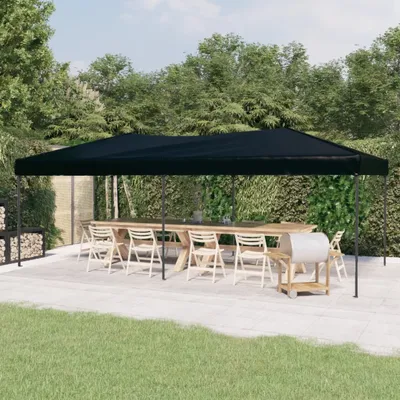 Produktbild von Partyzelt Faltbar Schwarz 3x6 m - Pavillons & Partyzelte CC32656