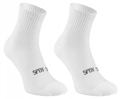 Produktbild von Spox Sox Lauf-Socken Weiß Sportsocken Gr. 36-39