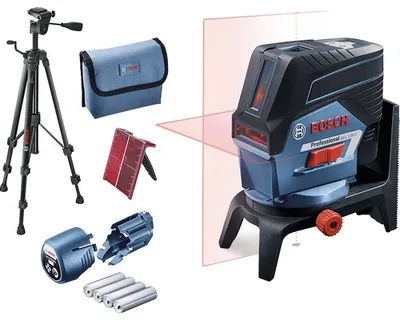 Obrázek produktu pro Bosch GCL 2-50 C, 20 m, 0,3 mm/m, 4°, 50 m, Červená, 650 nm (<1 mW)