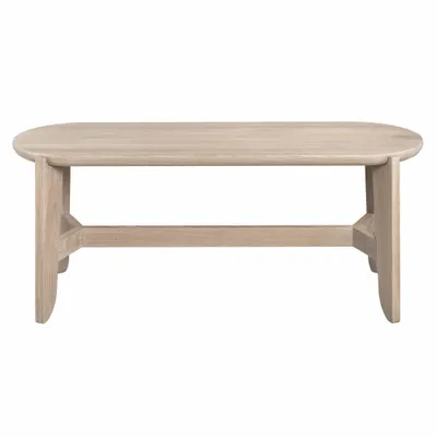 Imagen del producto de Banco Blomus Eli, color madera, diseño banco, roble, blanco, 110 x 39 x 45 cm, referencia 66510