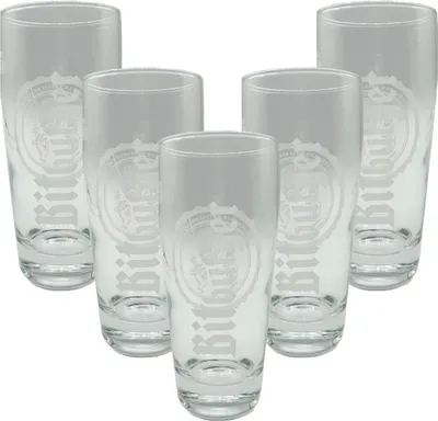 Produktbild von Bitburger Willi Glas 6er-Set Bierglas 0,2l geeicht