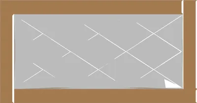 Produktbild von Spiegel Luna Bronze Rahmen Raute 60x120cm