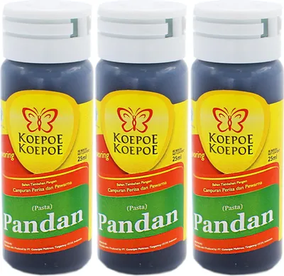 Produktbild von 3x25ml Koepoe Pandan mit Farbstoff