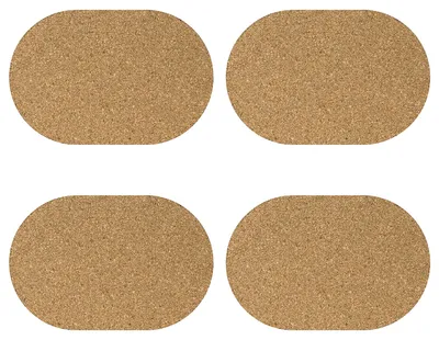 Produktbild von Zeller Kork-Platzmatten-Set, 4-tlg. 44x29