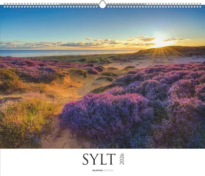 Produktbild von Alpha Edition - Sylt 2026 - XXL Bildkalender 60×50 cm, Panorama-Wandkalender im Querformat, Landschaftskalender mit Nordsee- & Küstenmotiven, Wandplaner,