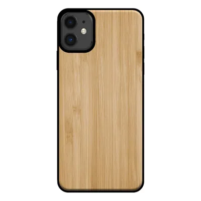 Obrázek produktu pro Smartphonica Pouzdro na telefon pro iPhone 11 se vzhledem dřeva - zadní kryt bambusové pouzdro z umělého dřeva - Brown