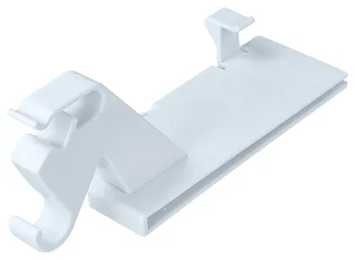 Produktbild von vhbw Scharnier links kompatibel mit Zanussi ZBB28430SL, ZBB28430SR, ZBB25431SA Gefrierschrank, Kühl-Gefrier-Kombination - Türscharnier für Gefrierfach