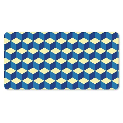 Produktbild von MuchoWow® Schreibtischunterlage Würfel - Muster 80x40 cm - XXL Mauspad - Gaming Mauspad