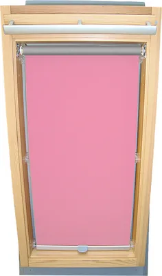 Produktbild von Rollo THERMO für VELUX Dachfenster GGL/GPL/GHL - 204 - Rosa - mit Haltekrallen