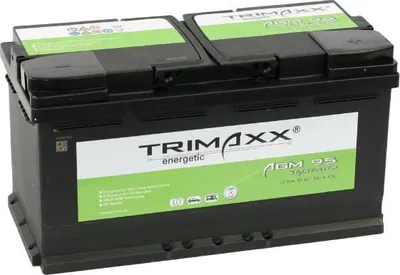 Produktbild von TRIMAXX energetic "Professional Start-Stop  AGM" AGM 95 Starterbatterie 12V 95Ah/C20 - 850A(EN)