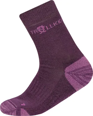Image de Chaussettes pour enfants Trollkids, couleur violette, modèle 934-229, taille 27-30