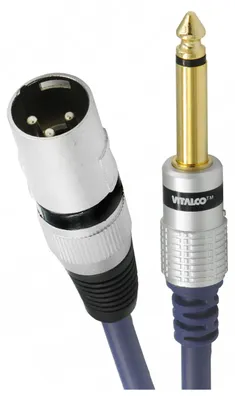 Produktbild von Vitalco MK34 Mikrofonkabel XLR auf Klinke 1m