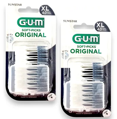 Produktbild von 2x GUM Soft-Picks Original X-Large - 2x 40 Stück