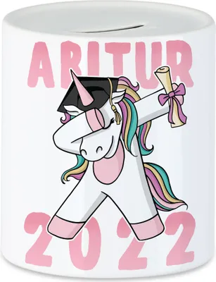Produktbild von Abitur 2022 Spardose  Einhorn Pferd Abschlussgeschenk Abitur Humorvoll Gymnasium Geschenkidee