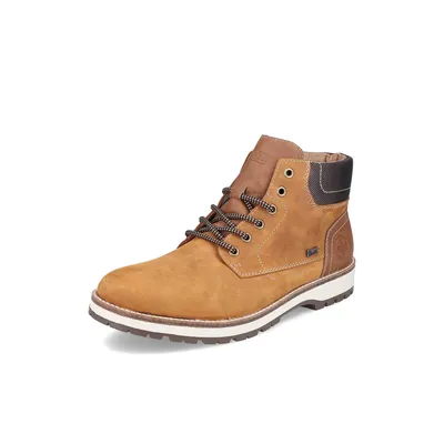 Produktbild von Rieker Herren Echtleder Schnürstiefelette karamellbraun , Herren:41 EU