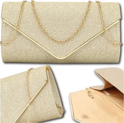 Produktbild von EDIBAZZAR | Elegante Brokat-Abendtasche mit Schultergurt für Damen