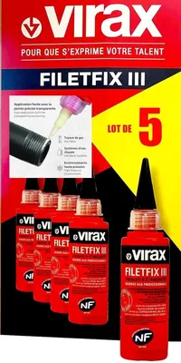 Produktbild von Hochwertiger Dichtstoff für Gewindeverbindungen, Set von 5
