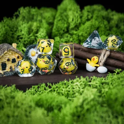 Image de Jeu de dés « Chicken Farm » de Foam Brain Games pour les jeux de rôle