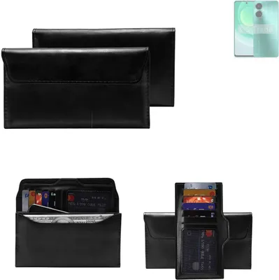 Produktbild von K-S-Trade Handy Hülle kompatibel mit Tecno Camon 19 Schutz Hülle Tasche Schutz Case Handytasche Kunstleder schwarz, 1x