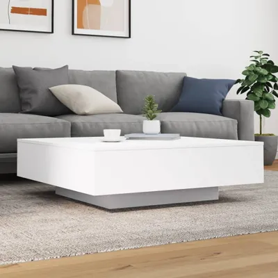 Produktbild von "im Sonderangebot"Couchtisch - CLORIS - Wohnzimmertisch - Robust und langlebig - Weiß 100x100x31 cm Holzwerkstoff - NeuMöbel4369268