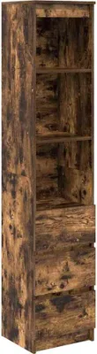 Produktbild von Highboard Räuchereiche 37,5x35x180 cm Holzwerkstoff