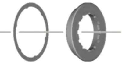 Produktbild von SHIMANO Verschlussring CS-LG600-11 - 600-11.
