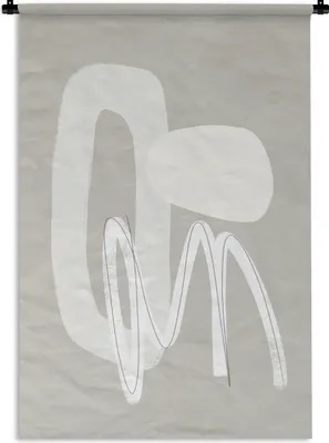 Produktbild von MuchoWow® Wandteppich Wandbehang Pastell - Minimalismus - Gestaltung 60x90 cm Tapisserie Dekoration Wandtuch - Foto-Teppich - Abwaschbar