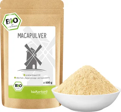 Produktbild von Maca Pulver 500 g I helles Macapulver aus Peru I von bioKontor