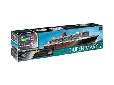 Obrázek produktu pro Revell Queen Mary 2, Model osobní lodi, Montážní sada, 1:400, Queen Mary 2, Jakékoliv pohlaví, Plast