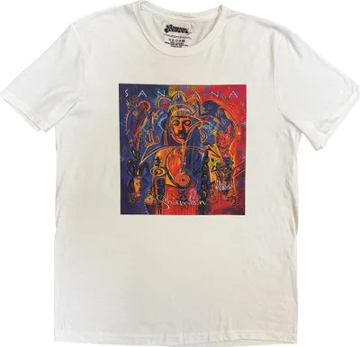 Image de Santana - T-shirt "Shaman" pour homme/femme unie RO15368 (XL) (Blanc)