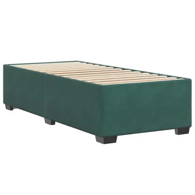 Produktbild von Bettgestell ohne Matratze Dunkelgrün 90x190 cm Samt